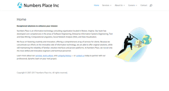 Desktop Screenshot of numbersplace.com